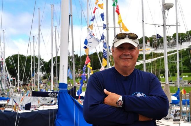 Frank Kern at Mackinac Island: he has won both the Bayview and Chicago Macs with his J/120 Carinthia and is a member of the ORR Committee &copy; Carol Kern