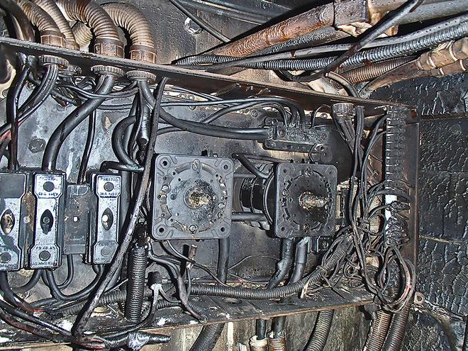 The fuse board in the engine room. © Event Media