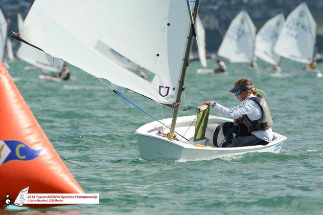  - Day 3, 2016 Toyota Optimist NZ Nationals, Kohimaramara Yacht Club © Lissa Reyden