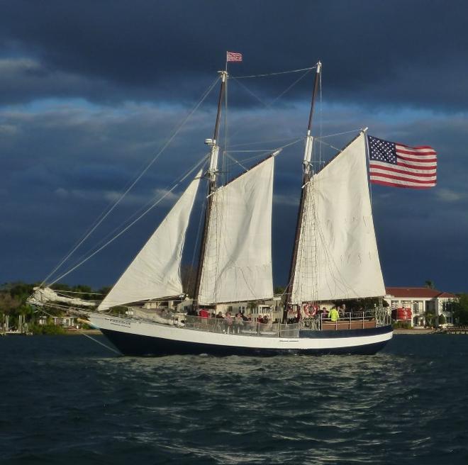 Tourist boat at St Augustine © SV Taipan