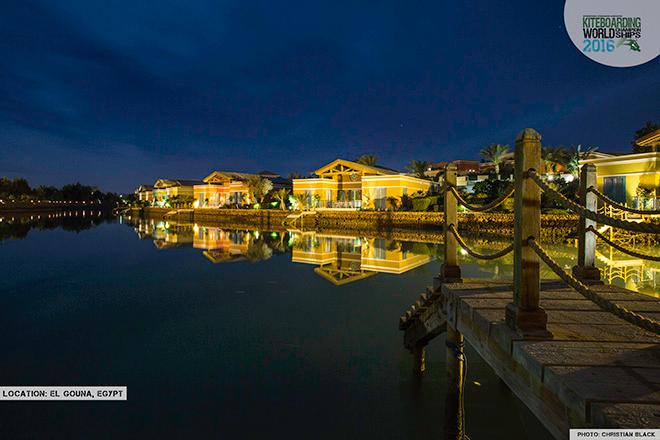 El Gouna by night - 2016 IKA Kiteboarding World Championships © Christian Black