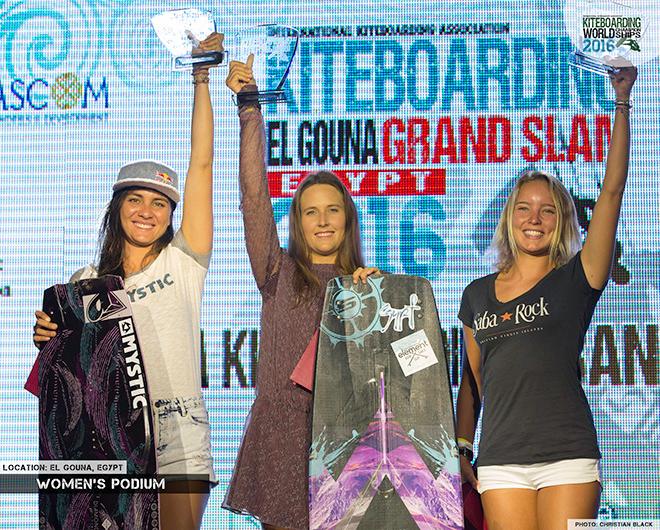 Podium Women - 2016 IKA Kiteboarding World Championships © Christian Black