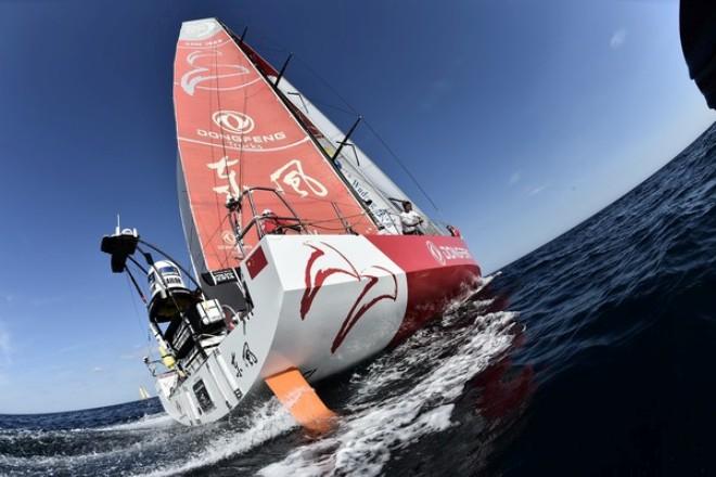 Mark Turner onboard Dongfeng Race Team © Ricardo Pinto / Volvo Ocean Race