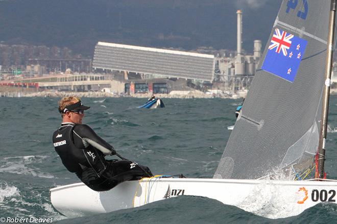 Josh Junior ahead of the 2016 Finn Senior and Junior Open European Championship ©  Robert Deaves