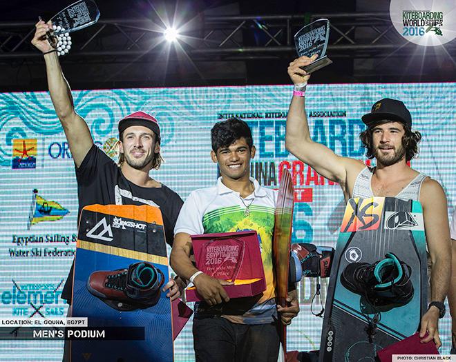 Podium Men - 2016 IKA Kiteboarding World Championships © Christian Black