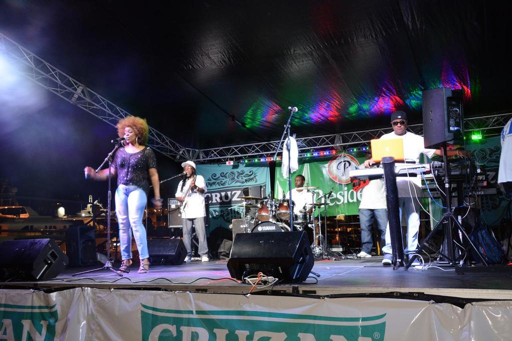 Cruzan Rum and Presidente served at the St. Thomas International Regatta's big Saturday night party at Island Global Yachting's Yacht Haven Grande. Credit: Dean Barnes - St. Thomas International Regatta © Dean Barnes