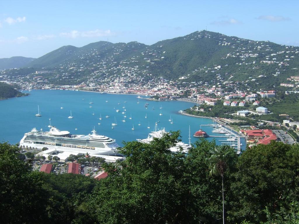 Yachts will race to the beautiful harbor of Charlotte Amalie on the first day of STIR. - photo © Dean Barnes