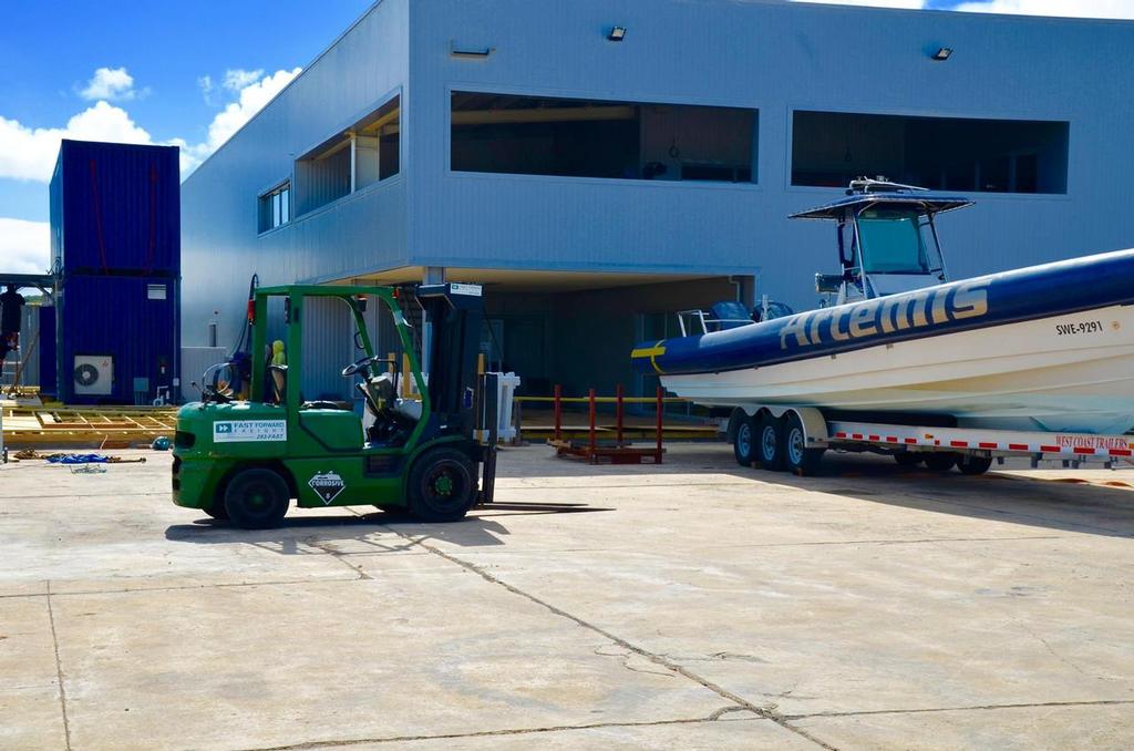  - Artemis Base construction in Bermuda © Artemis Racing