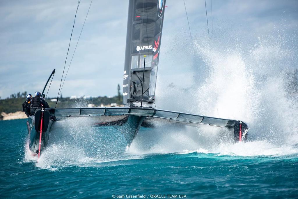  - Oracle Team USA - Capsize - Bermuda February 2016 © Sam Greenfield/Oracle Team USA http://www.oracleteamusa.com