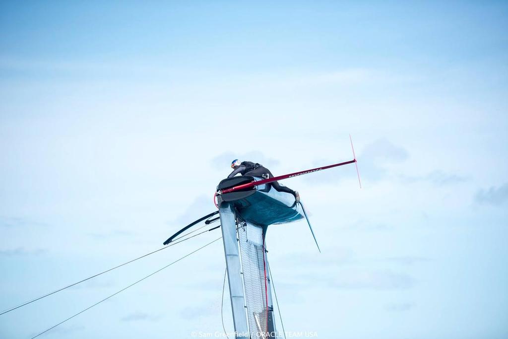  - Oracle Team USA - Capsize - Bermuda February 2016 © Sam Greenfield/Oracle Team USA http://www.oracleteamusa.com