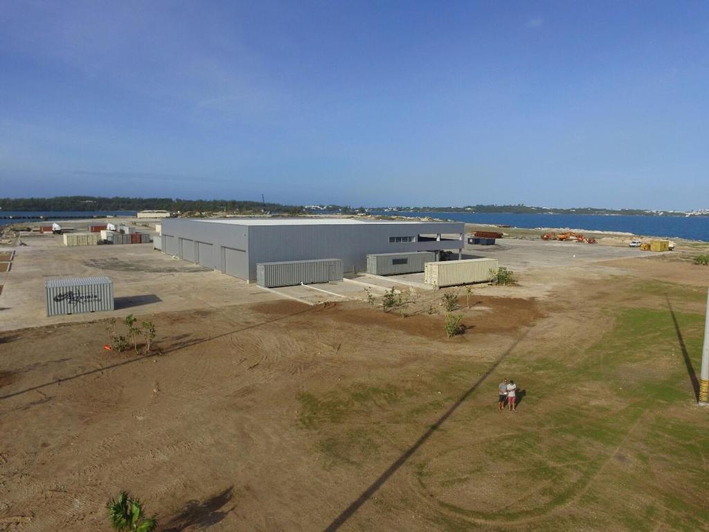 - Artemis Base construction in Bermuda © Artemis Racing