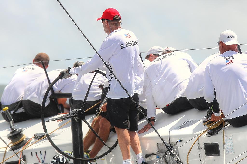 2015 Rolex Yachtsman of the Year, Steve Benjamin, drive his TP52, Spookie, Round the Rocks, a 21-mile circumnavigation of St. John. Credit: Ingrid Abery. - St. Thomas International Regatta © Ingrid Abery http://www.ingridabery.com
