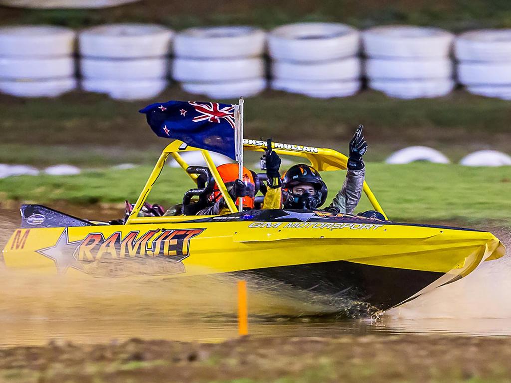 3-time Australian Unlimited Superboat Champion and reigning #1 Phonsy Mullan starts the event as favourite - Rnd#1 2016 Australian V8 Superboats Championship photo copyright Russell Puckeridge taken at  and featuring the  class