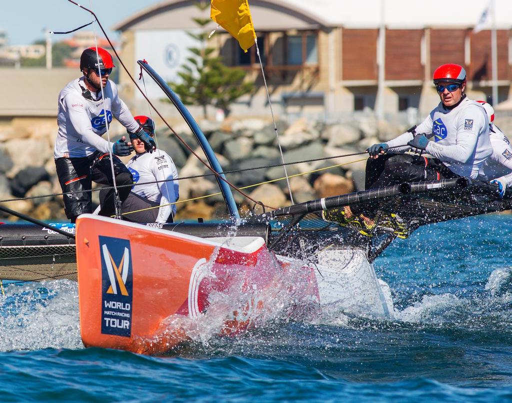Williams and crew on the pace. WMRT Fremantle 2016. © Guy Nowell http://www.guynowell.com