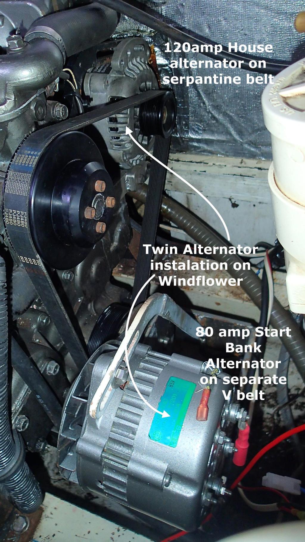Alternator setup - Island Cruising Association © Island Cruising Association New Zealand