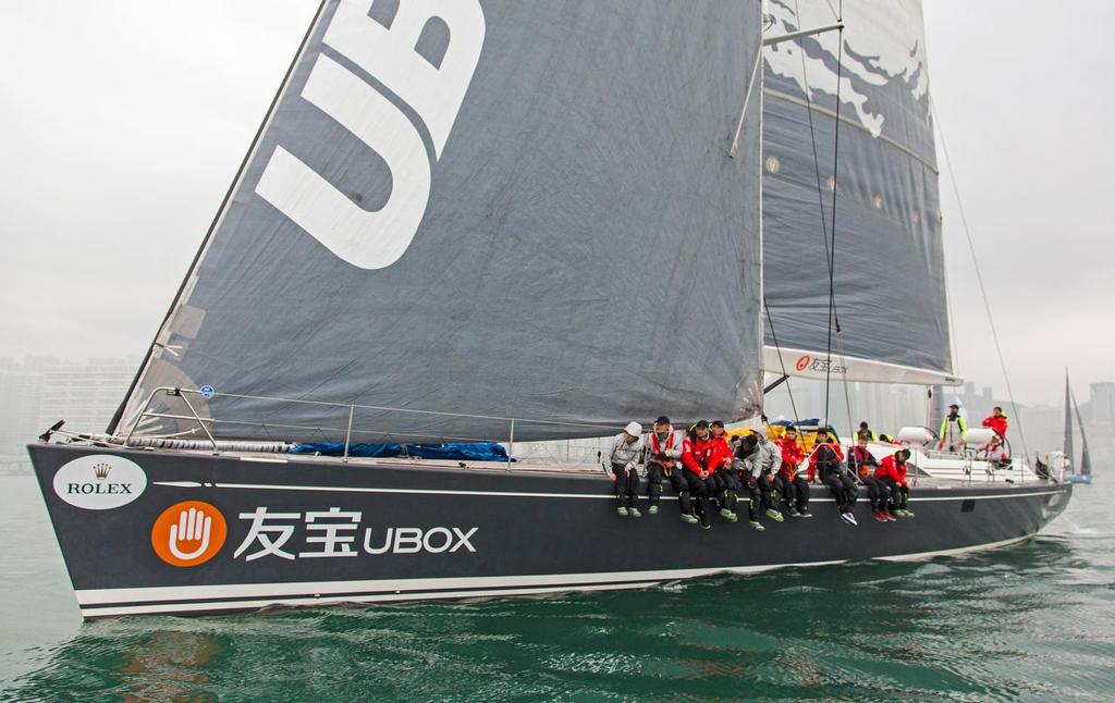 CHN82		UBOX	Wang Bin	Swan 82	1.358
Start
Royal Hong Kong Yacht Club photo copyright  Rolex/Daniel Forster http://www.regattanews.com taken at  and featuring the  class
