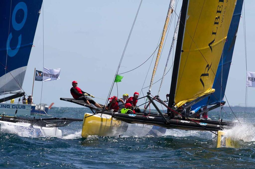 Phil Robertson (NZL) - World Match Racing Champion - World Match Racing Tour 2016, Fremantle &copy; Bernie Kaaks