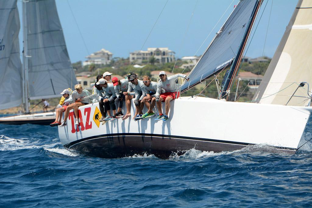 Antigua's Bernie Evan-Wong's RP 37, TAZ, sails in the Round the Rocks Race. Credit: Dean Barnes - St. Thomas International Regatta © Ingrid Abery http://www.ingridabery.com