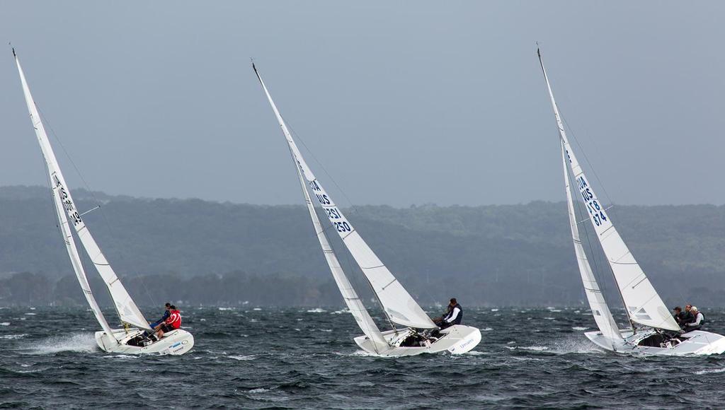 Nice flat lake sailing even in the breeze - Etchells 2015-2016 NSW State Championship © Kylie Wilson http://www.positiveimage.com.au