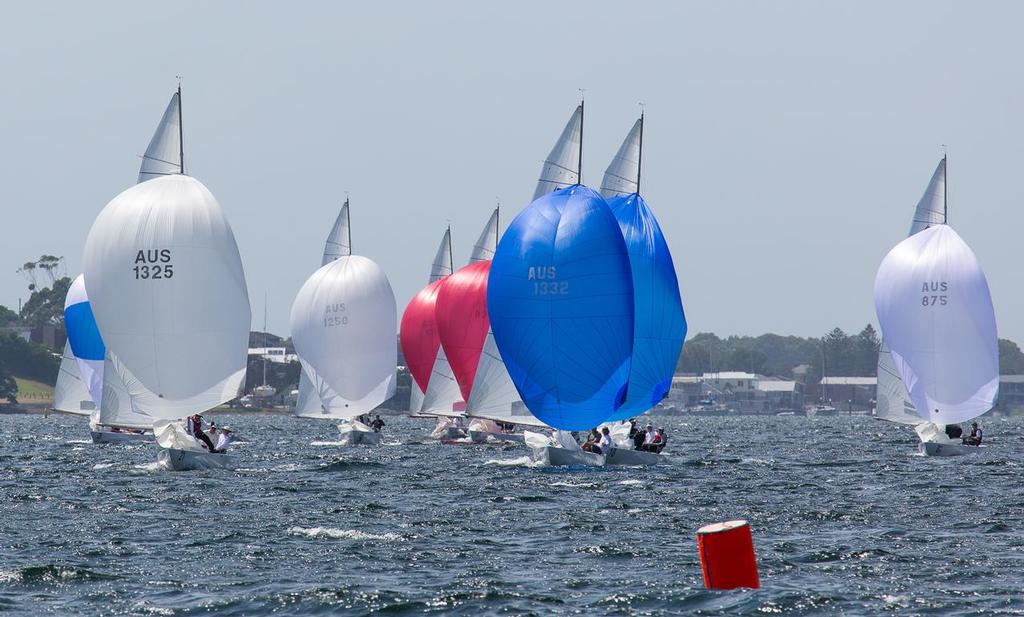 Keeping the race 3 lead for regatta winners, AUS1325, Peter, David & John - Etchells 2015-2016 NSW State Championship © Kylie Wilson http://www.positiveimage.com.au