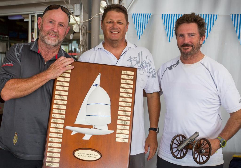 Regatta winners, Peter McNeill, John Boyd, David Gleadhill, AUS1325 Iris III - Etchells 2015-2016 NSW State Championship © Kylie Wilson http://www.positiveimage.com.au