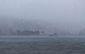 Bad storm photo copyright Annika Thomson taken at  and featuring the  class