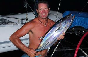 Thommo catches  10kg Tuna photo copyright Annika Thomson taken at  and featuring the  class