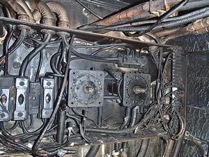 The fuse board in the engine room. photo copyright Event Media taken at  and featuring the  class
