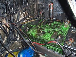 Those batteries! Being low meant they survived the fire… photo copyright Event Media taken at  and featuring the  class