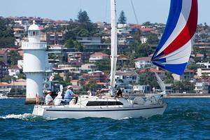 Centaurius out in front - 2016 Sydney Harbour Regatta photo copyright Andrea Francolini taken at  and featuring the  class