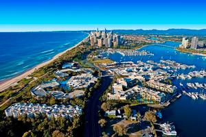 GC Broadwater and coastline photo copyright The Boat Works taken at  and featuring the  class