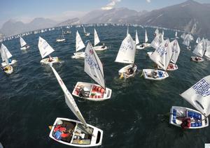 Day three - 2016 Garda Optimist Meeting photo copyright  Elena Giolai/Fraglia Vela Riva taken at  and featuring the  class