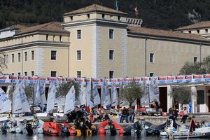 2016 34th Garda Optimist Meeting – Day 1 photo copyright Elena Giolai taken at  and featuring the  class