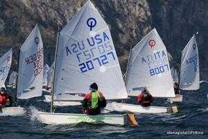 Day three - 2016 Garda Optimist Meeting photo copyright  Elena Giolai/Fraglia Vela Riva taken at  and featuring the  class