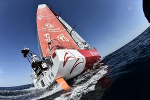 Mark Turner onboard Dongfeng Race Team photo copyright Ricardo Pinto / Volvo Ocean Race taken at  and featuring the  class