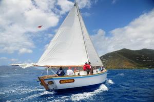 Jost van Dyke Preservation Society's Endeavour II sailed to Tortola to compete at the BVI Sailing Festival's Maritime Heritage Day photo copyright Todd VanSickle / BVI Spring Regatta http://www.bvispringregatta.org taken at  and featuring the  class