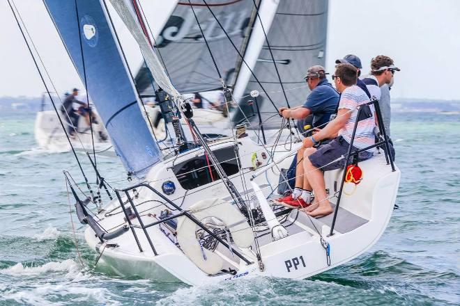 Super 11 fleet in action © Super 11 Sailing Association