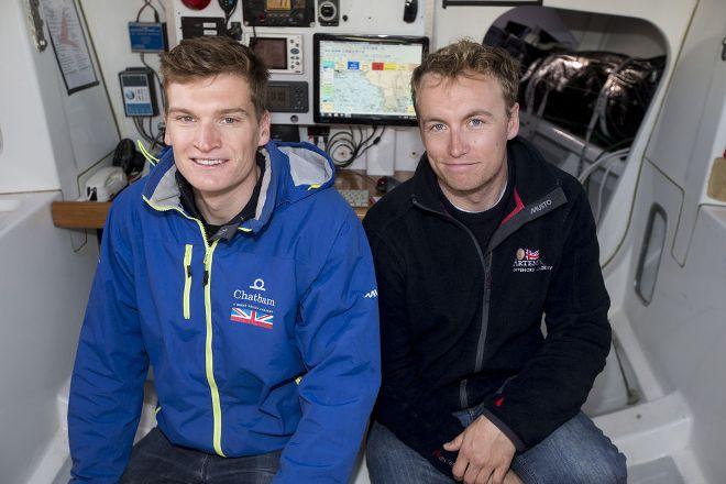 Sam Matson and Robin Elsey start their first transatlantic race together on Sunday 3rd April. © Alexis Courcoux