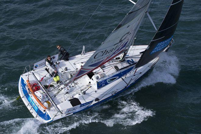 British sailors Sam Matson and Robin Elsey sail 'Artemis' in the Transat AG2R La Mondiale © Alexis Courcoux