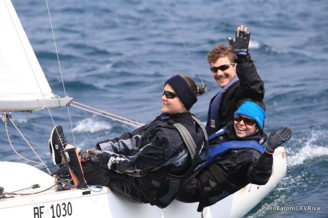 Yngling Springtime Eurocup at Fraglia Vela Riva this week © Piero Baroni / Fraglia Vela Riva