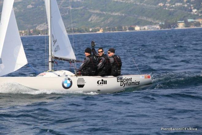 Yngling Springtime Eurocup at Fraglia Vela Riva this week © Piero Baroni / Fraglia Vela Riva