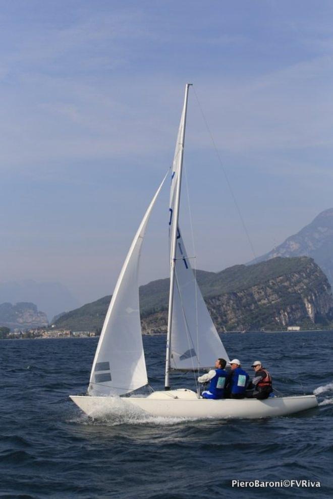 Yngling Springtime Eurocup at Fraglia Vela Riva this week © Piero Baroni / Fraglia Vela Riva