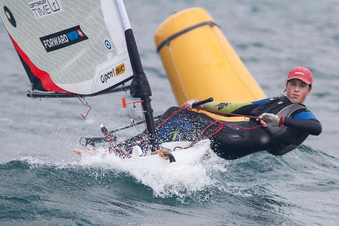 Grace Lazzar from nearby Safety Beach Sailing Club in her Bic O'Pen - Victorian Junior and Youth Championships ©  Alex McKinnon Photography http://www.alexmckinnonphotography.com