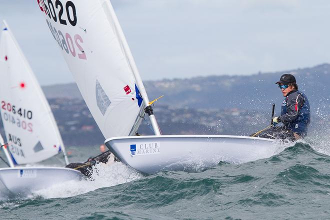 Colourful action with Jack Lewis as he reaches to the wing mark. - Victorian Junior and Youth Championships ©  Alex McKinnon Photography http://www.alexmckinnonphotography.com