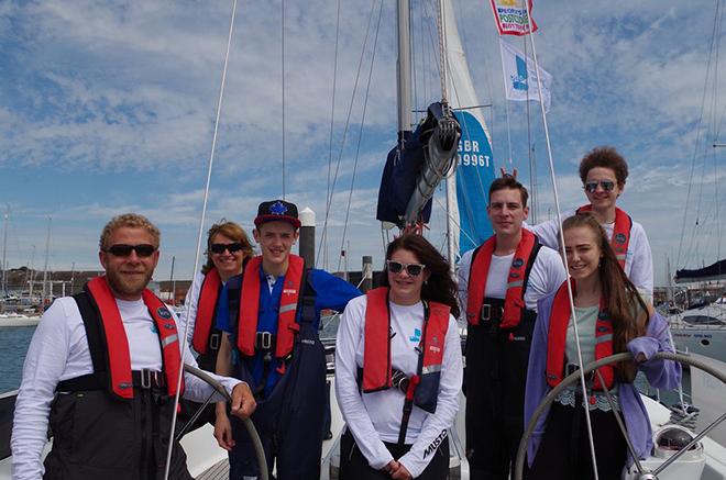 Mark Stevens sailing for the Trust at RTIR © Ellen MacArthur Cancer Trust