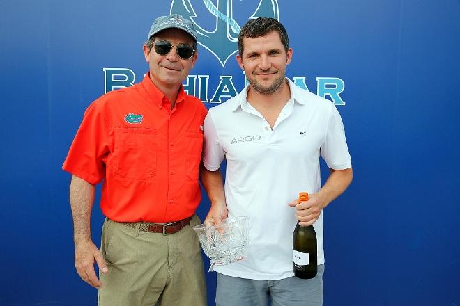 2016 Melges 32 Lauderdale Cup, Second Place Overall - Jason Carroll, Argo with LYC Commodore Jim Lang © 2016 JOY | IM32CA