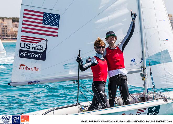 Stuart Mcnay/David Hughes (USA) - 470 Open European Championship third ©  Jesus Renedo http://www.sailingstock.com