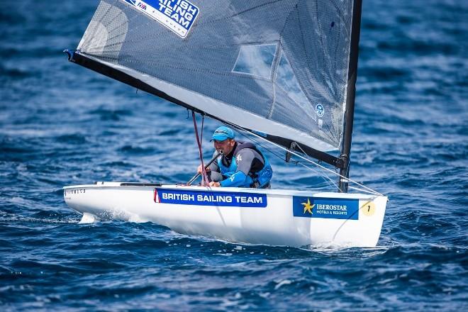 Finn sailor Giles Scott © Ocean Images/British Sailing Team