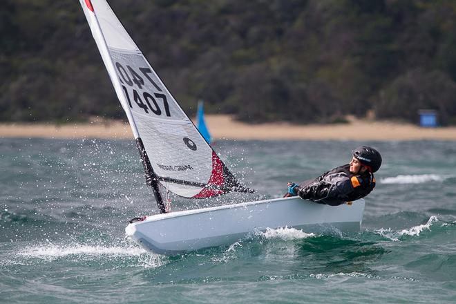 On the way to the track with Kesar Singh's Bic O'Pen. - Victorian Junior and Youth Championships ©  Alex McKinnon Photography http://www.alexmckinnonphotography.com