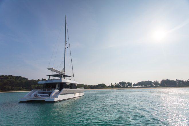 Aft garage installed on the Sunreef Supreme 68 © Sunreef Yachts